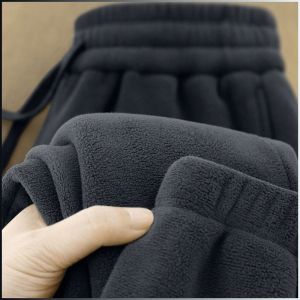 Sweatpants Fashion Casual Pants Machine Washable Anti-wrinkle and Shapely Fleece to Keep You Warm