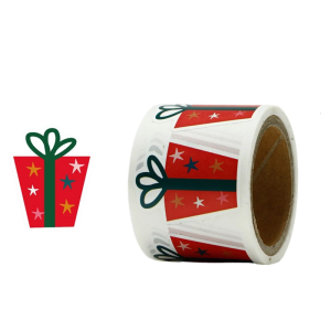 Christmas Present Sealing Sticker PP Material Decoration Labels For Secure Gift Box Closures And DIY Projects