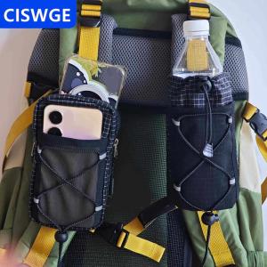 [COD] CISWGE Outdoor Multifunctional Waist Bag - Shoulder Strap Phone Pouch Power Bank Walkie- Talkie Holder For Hiking Mountaineering Travel