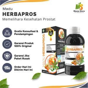 Madu Herbapros Obat Turun Berok Herba Pros Herbal Alami Prostat Melancarkan Buang Air Kecil Ampuh