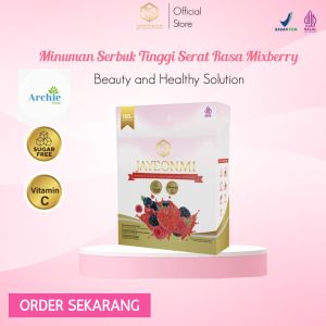 JAYEONMI Minuman Fiber Rasa Mixberry Untuk Kesehatan Tubuh Detox Perut Buncit Antioksidan Pelangsing Anti Aging