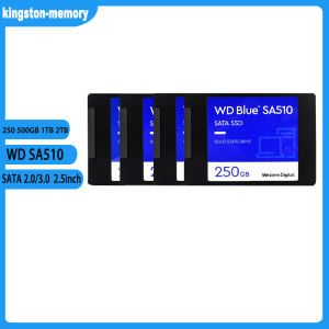 2.5" SSD 250G 500G 1T 2T For Desktop Laptop WD Blue SA510 SATA 3.0 Internal Solid State Drive