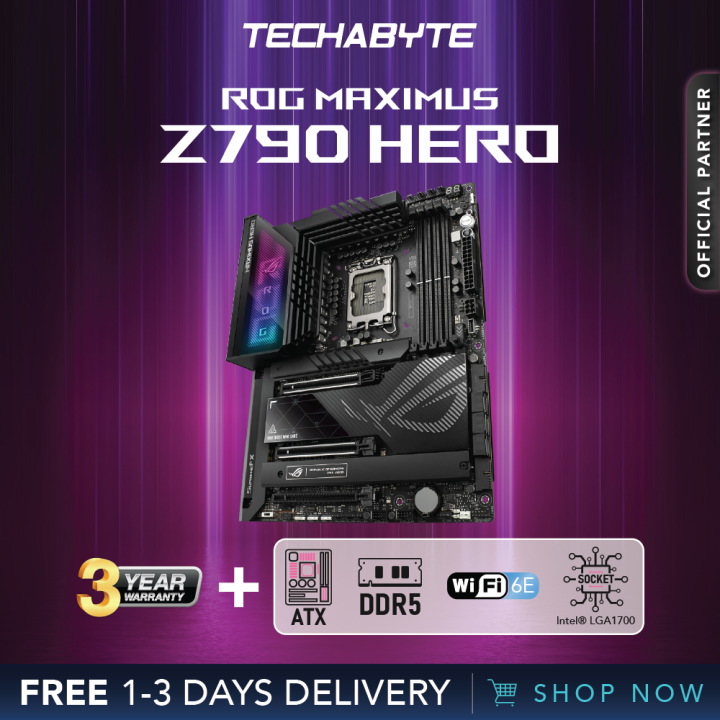 Asus ROG Maximus Z790 EXTREME / HERO DDR5 Motherboard Lazada