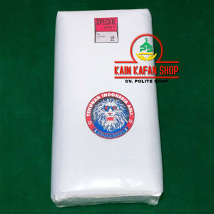 Kain Kafan / Kaci / mori Jenazah Tebal Lebar 90 cm singa 1 Gulung