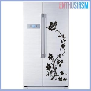 【Enthusiasm】🌟🌟【Hot Sale】🎈 Butterfly Refrigerator Sticker Home Decoration Kitchen Mural DIY Wall Stickers
