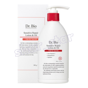 Dr. Bio Sensitive Repair Lotion & Oil 500g Korean Itch Relief Ceramide Panthenol Squalane Sensitive Dry Skin