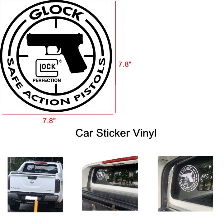 Glock Decal Sticker • Fast Free Shipping • VINYL STATUS