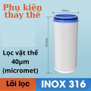 Bộ Lọc Nước 316 Inox vĩnh cửu lõi lọc tại vòi nước sinh hoạt gia đình bảo vệ sức khoẻ an toàn