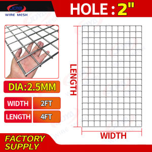 Welded Wire Mesh 2IN Steel Matting Electro 2.5/3.5/4.5MM Galvanized Dog Bird Chicken Construction Breeding Fence Mesh