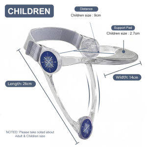 LOVIDA Malaysia Children Neck Brace Posture Corrector Cervical Collar Traction Device Kids Spine Support Forward Head Guard Adjustable Soft Pad School Study Ergonomic Neck Support Foldable Anti Slouching Treatment Sokongan Leher 防驼背颈部矫正器颈部支撑