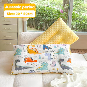Cute Cartoon Kids Sleeping Pillows Cotton Infant Baby Prevent Flat Head Pillow Kids Bean Pillow with skin friendly Cotton