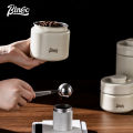 BINCOO Coffee Sealed Jar Press Vacuum to Preserve Fresh Canisters Coffee Storage Tank 304 Stainless Steel Light-proof Storage Tank 400ML/800ML/1200ML. 