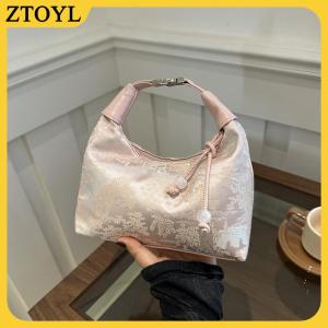 ZTOYL  Mới Trung Quốc Phong Cách Mỹ Thêu Phụ Nữ Túi Xách 2025 Mùa Hè Thời Trang Vai Túi Crossbody Hàng Ngày Đảng Tote Túi Xách Cho Phụ Nữ