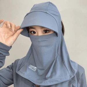 PaulWeekend การป้องกัน UV ในช่วงฤดูร้อนผ้าคลุมหน้าหมวกสำหรับกิจกรรมกลางแจ้ง