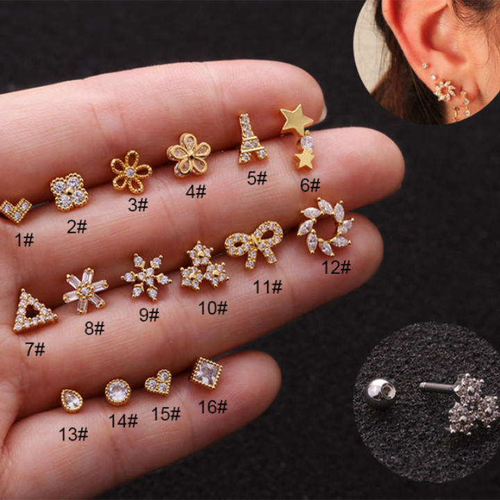Silver Hoop Earrings- Cartilage Earring Small Hoop Earrings for Women Men  Girls,4 Pairs of Hypoallergenic 925 Sterling Silver Tragus Earrings(8mm/10mm/12mm/14mm)  : Amazon.in: Jewellery