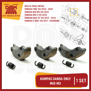 Kampas Ganda Only Mio M3 (SASUKE / TAKESHI) Otomatis Sepatu Kopling Yamaha XRide 125 Mio Z Mio 125