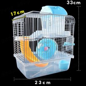 1 Set Kandang Hamster Murah Lengkap Rumah Hamster Cage Sugar Glider