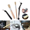 4PCS/Set Sikat Sendok Pembersih Mesin Kopi Espresso Nylon Brush Coffee Machine. 
