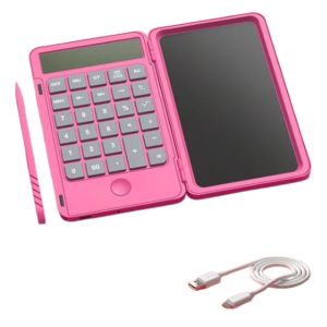 ZG285 Có thể gập lại Máy tính khoa học Màn hình lớn 2 trong 1 Máy tính chức năng với máy tính bảng Bảng vẽ Có thể xóa Máy tính bảng viết kỹ thuật số Công cụ kế toán tài chính