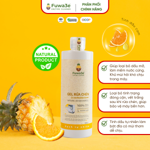 [Gel rửa chén cho máy Fuwa3e] Chén bát KHÔNG bám mùi bảo vệ máy và làm mềm nước cứng