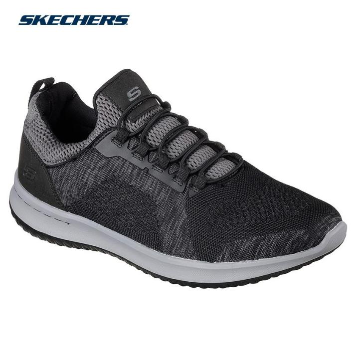 Skechers Men Delson Brewton Retro Footwear 65509-BKCC (Black