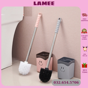 Cây cọ chà rửa toilet / bàn chải chà cầu có đế treo tường vệ sinh nhà cửa.