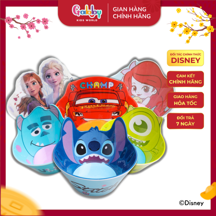 Bát Tô Ăn Cơm Nhựa Melamine 3D Hình Nhân vật Disney Cho Bé (Mickey ...