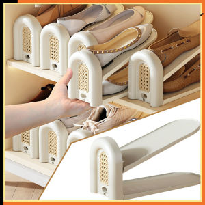 Adjustable Footwear Shoe Rack Holder Double Layer Space Saver Storage Stacker Sokongan Rak Kasut Berganda