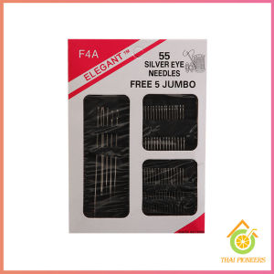 Thai Pioneers อุปกรณ์เข็มเย็บผ้า Diy สําหรับใช้ในครัวเรือน ไม่ต้องใช้ที่สนเข็ม 12 เล่ม Sewing needle