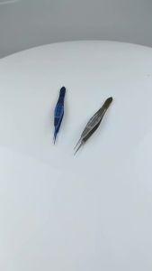 MEDGREAT Kìm kẹp răng bằng Titan/Thép không gỉ 10.5cm dụng cụ kẹp mắt dụng cụ nha khoa.