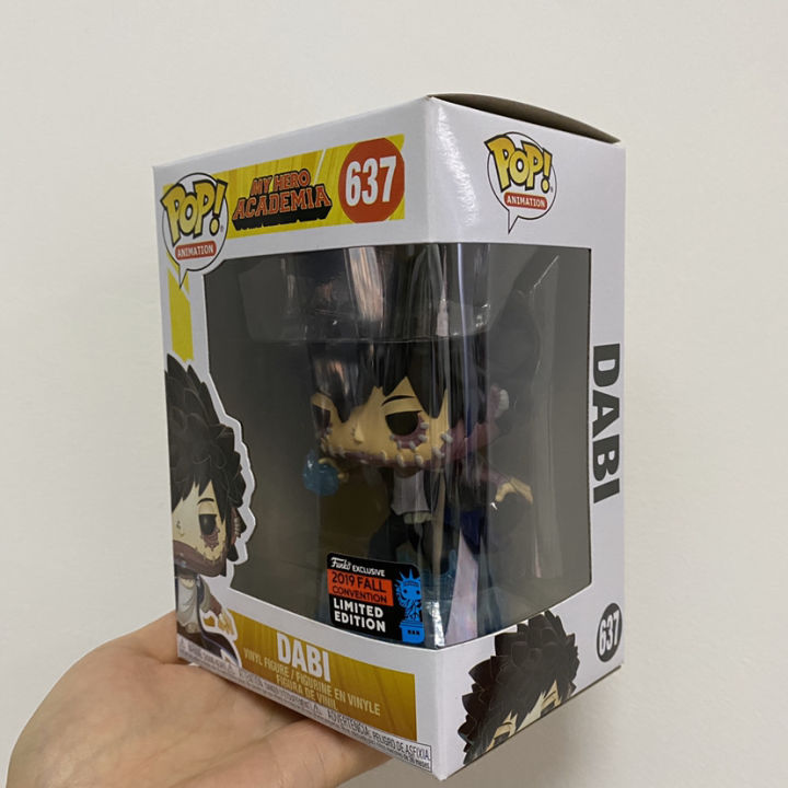 Toystoryshop ฟันโกะป็อบ My Hero Academia Dabi Figure รุ่น Limited Edition ไวนิลเพื่อการสะสม Figurine ของเล่นสำหรับเด็กผู้หญิงวันเกิดคริสต์มาสของขวัญเด็กบ้านตกแต่ง3.8นิ้ว