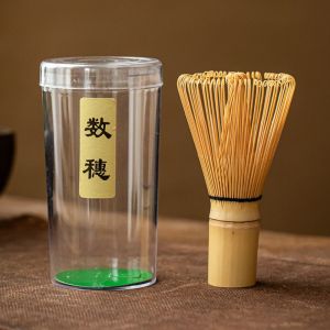 OURTOUR 80 Fringe Useful Japanese Tea Set Kitchen Matcha Bamboo Accessories Bamboo Brush Matcha Tea Tools Matcha Tea Powder Whisk