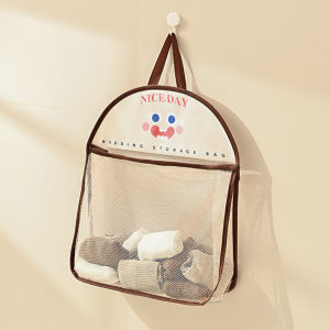 Multi Layer Hanging Storage Bag Mesh Panda Design for Underwear Socks