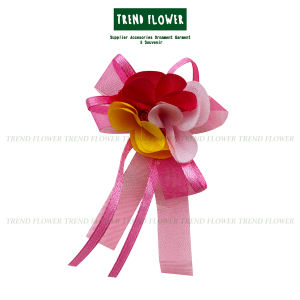 Bunga kain Fanta kuning aksesoris Bros Bunga Souvenir Seserahan kelopak kuntum