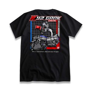 Kaos Racing KYZ Gank Honda Supra X 125 Baju Racing Mekanik Ragat Motor Modifikasi Herex Balap Tshirt Otomotif GBA5088