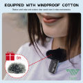TNW A11 Mini wireless Lavalier Microphone 2 in 1 noise reduction Mini Dual Mic Plug-Play for IOS Type-c Vlogging Interview YouTube Live Streaming. 