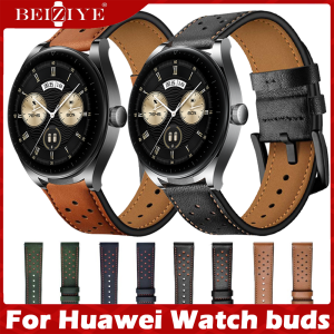 หนัง สายนาฬิกา For Huawei watch buds สาย นาฬิกา สมาร์ทวอทช์ สายนาฬิกาข้อมือสำหรับ Replacement Watchband Smart Watch Band No case Accessories