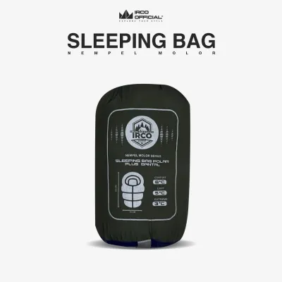 IRCO Sleeping Bag Camping Plus Bantal Inner Polar Tebal Jumbo 2 Meter Model Tikar Bisa Jadi Selimut