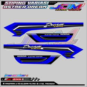 STRIPING LIST VARIASI ASTREA DREAM / STIKER MOTOR HONDA ASTREA DREAM