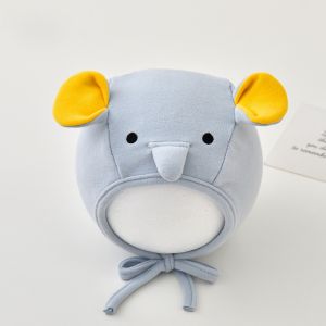 OUREAL Cartoon Animals Kid Ear Protection Hat Soft Windproof Toddler Warm Hat Cute Comfortable Baby Winter Plush Hats For 8-18 Months