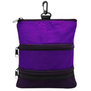 GUDY Portable Golf Ball Bag Waterproof Three Layer Golf Accessory Bag Accessory Carrier Lightweight Golf Storage Bag Outdoor Golf