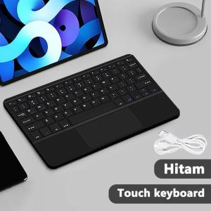 Keyboard Mouse Set Wireless Bluetooth Keyboard With Touchpad Mini Portable Keyboard Untuk Android / IOS / Pc