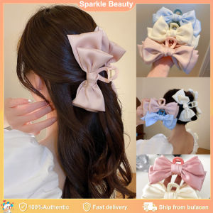 Fashion Oversized Bow Hair Clip Cute Headwear Summer High-end Shark Clip Headwear Good Quality for Women Accessories
