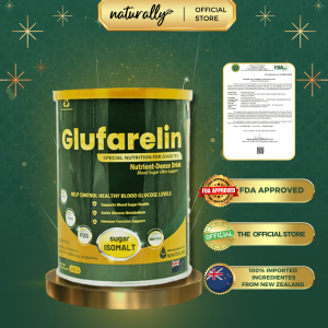 Glufarelin Gold Diabetic Support Milk Powder 400g/850g - Sugar Isomalt FDA Approved New Zealand Made