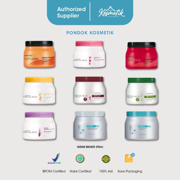 MATRIX BIOLAGE MASK 490ML SMOOTHPROOF REPAIRINSIDE FIBERSTRONG COLORLAST COMPLETE