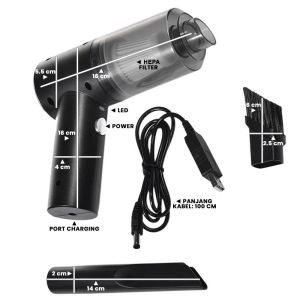 C3001 Wireless Car Vacum Cleaner Portable - Vakum Penyedot Debu Mini Mobil - zansenShop