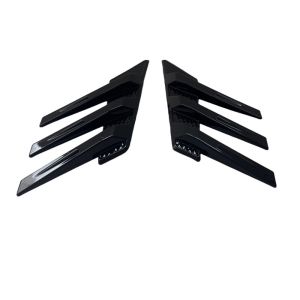 WININ Durable Car Rear Side Spoiler Rear Wing Accessories Side Vents Decoration Splitter Exterior Decorative Air Wing Cover Trim Universal
