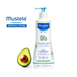 MUSTELA Gentle Cleansing Gel With Organically Farmed Avocado for Normal Skin (500ml / 16.90fl.oz)