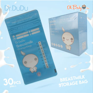 Dr.Dudu Breast Milk Storage Bags with Thermal Sensor (30 Pcs/200ml) | Oh Baby Store