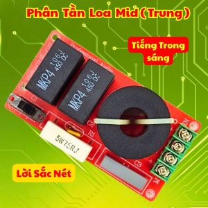 Mạch phân tần loa Mid chuẩn âm phân tần loa trung trợ lời dùng cho loa sân khấu gia đình 1 mạch
